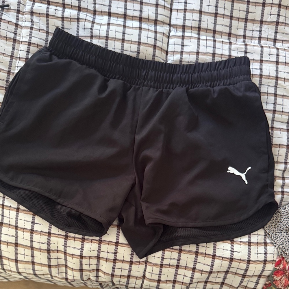 Puma Women's Black Sports Shorts